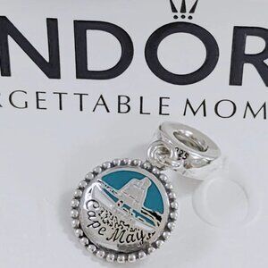 Pandora Cape May Lighthouse Exclusive Dangle Charm with box